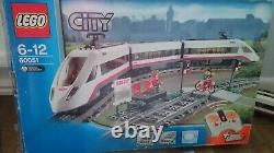 Lego 60051 City High Speed Train Set Extra Carriages, Track, Boxed, Joblot