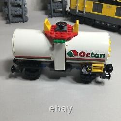 Lego 7939 City Cargo Train 2010 Engine, Tanker, Remote Control, Tracks
