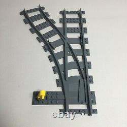 Lego 7939 City Cargo Train 2010 Engine, Tanker, Remote Control, Tracks