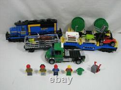 Lego City 60052 Cargo Train 4 Minifigs No Remote No Tracks Please Read