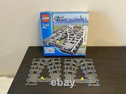Lego City Double Crossover Train Track (7996) 100% Complete With Box No Manual