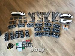 Lego City High Speed Passenger Train with extra tracks, working condition