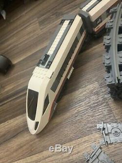 Lego City High-Speed Passenger train set 60051 track and cars