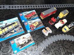 Lego City Train Set 3677 Remote Control Engine, Carriages, & Track