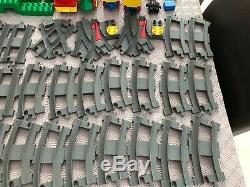 Lego Duplo Train Set -BIG LOT-41 Track Bits Battery locomotive -Train Bridge