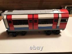 Lego London Underground Tube Train 4 Carriages Compatible With 12v & 9v Track