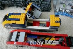 Lego Red and Yellow City Passenger Trains Sets. 7938 & 60197. Lego Train/Tracks