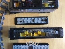 Lego Train 9v 4558 metroliner train set, with track and power supply used