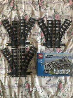 Lego Train Track 62 Straight, 132 Curve Bends, 4 Sets Of Points & 48 Flex Rails