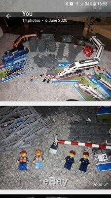 Lego city train + track + tram + figures bundle theres over £100 in track
