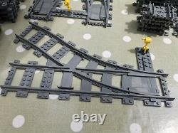 Lego train track with rare 7996 crossover points from 2006