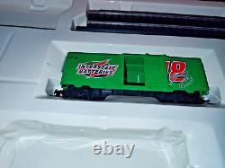 Life-Like Racing Rails NASCAR Electric Train Locomotive 6 Car Set WithOG Packaging