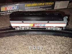 Life-Like Racing Rails NASCAR Electric Train Locomotive 6 Car Set WithOG Packaging