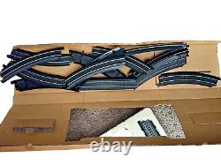 Life-Like Racing Rails NASCAR Electric Train Locomotive 6 Car Set WithOG Packaging