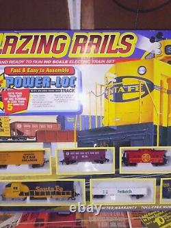 Life-Like Trains Blazing Rails Complete HO Scale Electric Train Set