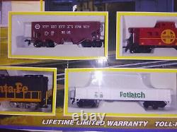 Life-Like Trains Blazing Rails Complete HO Scale Electric Train Set