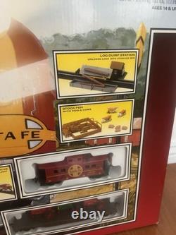 Life Like Trains Homestead Express HO Train Set Santa Fe Diesel Locomotive NIB