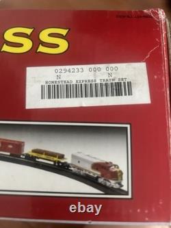 Life Like Trains Homestead Express HO Train Set Santa Fe Diesel Locomotive NIB