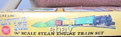 Life-like Little Joe N Scale Steam Engine Electric Train Set Oval Track Extras