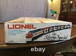 Lionel 6-1577 Liberty Special O Scale Train Set Factory Sealed Track Engine