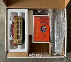 Lionel 6-21924 Christmas Holiday Motorized Trolley Set Train O-27 Track New