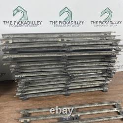 Lionel Electric Train Set Lot Blue Locomotive Red Crane Jersey Central with Tracks