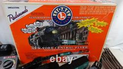 Lionel Electric Train Set New York Central Flyer O-27 Scale Gauge + Extra Track