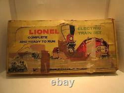 Lionel Electric Train Set No. 1609 in Box Tested No Track Model Railroad Trains