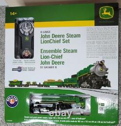 Lionel John Deere 0-8-0 Steam LionChief Train Set NIB & Factory Sealed 6-83286