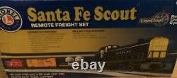 Lionel Lionchief Santa Fe Scout O Gauge Train Set 6-30207! Remote Diesel Engine