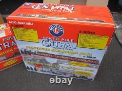 Lionel North Pole Central Christmas Train Set # 6-30068 & Expansion 6-30040
