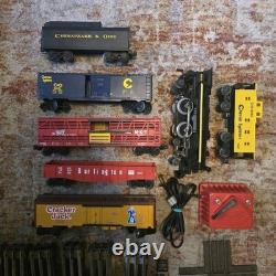 Lionel O Gauge Train Set Lot 68pc Engines Cars Track Transformer Tested