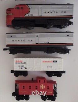 Lionel O27 Scale 6-1489 Santa Fe Double Diesel Freight Train Set IOB (TG026)