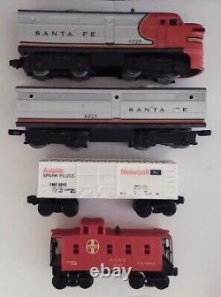 Lionel O27 Scale 6-1489 Santa Fe Double Diesel Freight Train Set IOB (TG026)