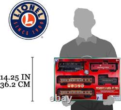Lionel Pennsylvania Flyer Battery O Gauge Toy Train Set with Remote, Locomotive