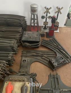 Lionel Postwar 2035 Steam Locomotive Freight Car Train Set O Gauge Power & Track