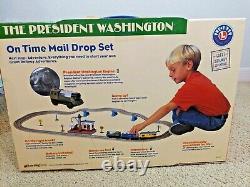 Lionel President Washington On Time Mail Drop Train Set Learning Curve Battery