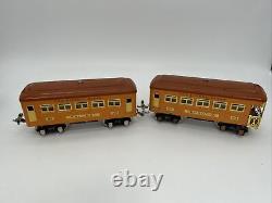 Lionel Prewar Set Train Set # 136 Locomotive 262 Tender Pullman 603 604 O Gauge