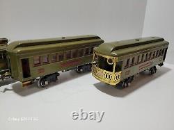 Lionel Prewar Standard Train Set In Original Box No. 8E Two Cars And Track