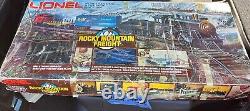 Lionel Rocky Mountain Freight Train Set Up Tracks Cars Works Moves