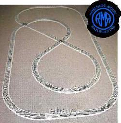 Lionel Train Deluxe Fastrack Pack 5'X10' Layout Display Set Track Crossings