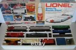 Lionel Train Santa Fe Double Diesel 1974 O Scale Set # 6-1489 Works Tracks & Box