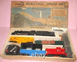 Lionel Train Set #11520 withSmoke+Oper Log Car-Track-Transformer COMPLETE & TESTED