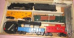 Lionel Train Set #11520 withSmoke+Oper Log Car-Track-Transformer COMPLETE & TESTED