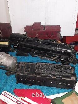 Lionel Train Set 1950's Complete With Town, Track, Tender, Locomotive &MORE LOOK
