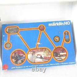 MARKLIN TRAINS HO SCALE #2950 COMPLETE SET withTRANSFORMER & TRACKS FREE SHIPPING