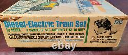 MARX Diesel-Electric Train Set O Gauge with Transformer Track Switcher Works