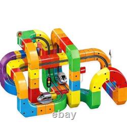 Magnetic Train Track Set, Electric Train Set Building Toy Train Track Gravity