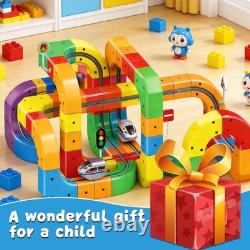 Magnetic Train Track Set, Electric Train Set Building Toy Train Track Gravity
