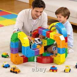 Magnetic Train Track Set, Electric Train Set Building Toy Train Track Gravity